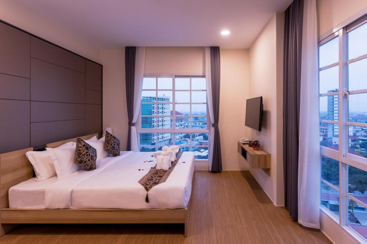 Tk View Hotel & Apartment Phnom Penh Exterior photo