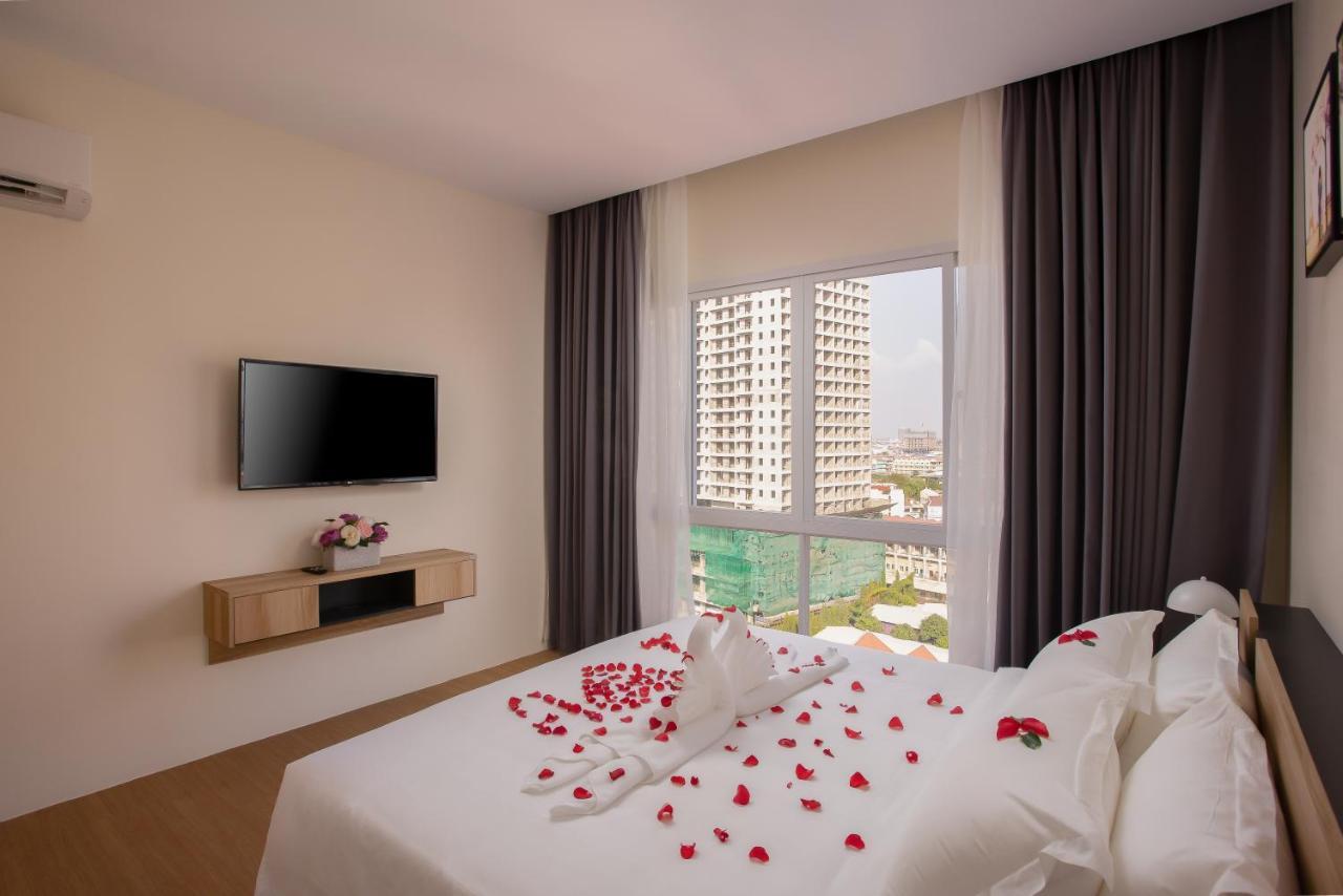 Tk View Hotel & Apartment Phnom Penh Exterior photo