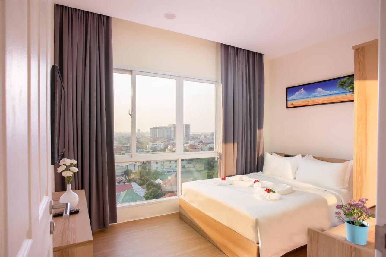 Tk View Hotel & Apartment Phnom Penh Exterior photo