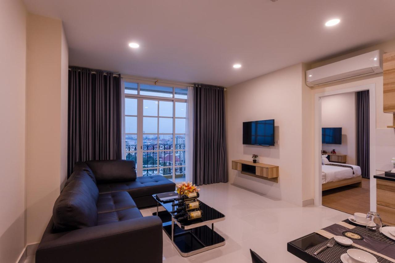 Tk View Hotel & Apartment Phnom Penh Exterior photo