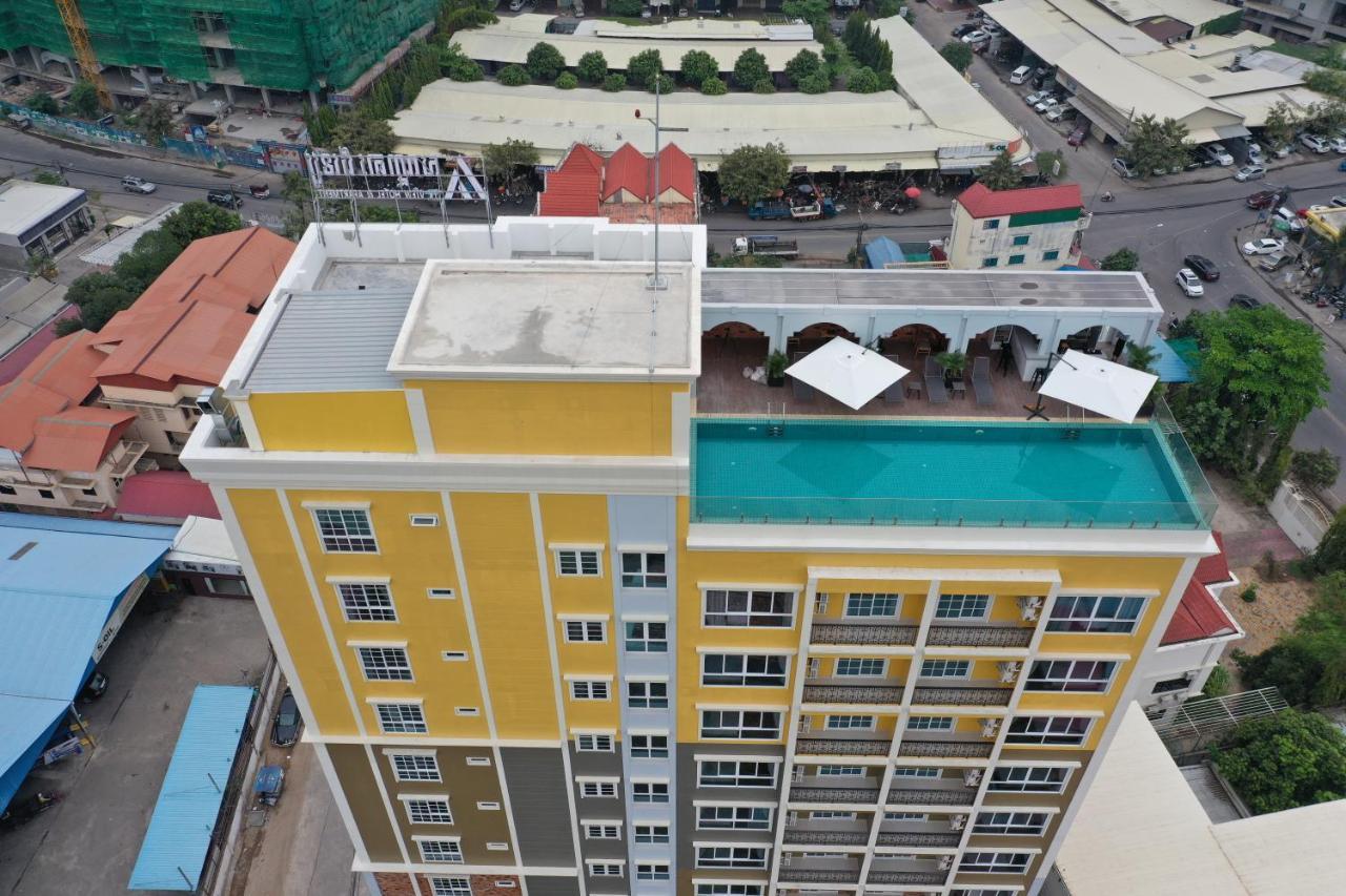Tk View Hotel & Apartment Phnom Penh Exterior photo